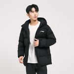 LINING Пуховик унисекс черный, Black - фото 5