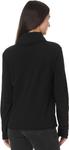 Топ Mod-o-doc Long Sleeve Draped Turtle Neck Top, черный - фото 2