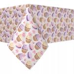 Прямоугольная скатерть, 100% полиэстер, 60х84 дюйма, Violet Sweets. - фото