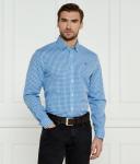 Рубашка мужская Napapijri в клетку, синий - фото 3