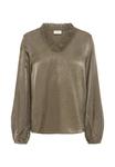 Блуза Kaffe KAMILLE BLOUSE, Morel/Dark Brown - фото 5