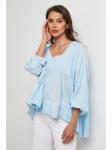 Блузка Lin Passion, светло-синий - фото 2