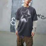 Футболка мужская серая Converse, серый - фото 5