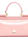 Маленькая сумка-тоут Sicily DOLCE & GABBANA, розовый - фото 4