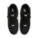 Кроссовки air force 1 '07 premium 'silver swoosh' Nike, черный - фото 4