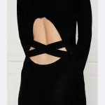 Платье с поясом Twin-Set, черный - фото 4