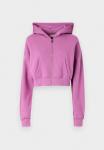 Толстовка на молнии OVERSIZED CROPPED JACKET Even&Odd, розовый - фото