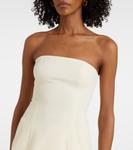 Топ без бретелек Silvia Staud, экрю - фото 4