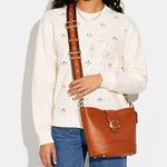 COACH Кожаная сумка ведро через плечо кроссбоди - фото 5