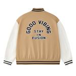 Бейсбольная куртка унисекс Maple Leaf Brown Fila Fusion - фото 2