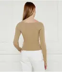 Блуза Slim fit Tommy Jeans, бежевый - фото 3