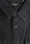 Джинсовая рубашка Jack & Jones "SHERIDAN SHIRT", черный - фото 8