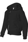 Толстовка с капюшоном JERZEES NuBlend Youth на молнии, черный - фото 3