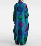 Шёлковый кафтан Iride Pucci, Smeraldo - фото 3