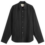 Льняная рубашка Studio Nicholson, синий - фото