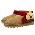 Ботинки Ugg Women's Classic Ultra Mini, каштановый/Капибара с лимоном - фото 3