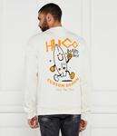 Свитер черный Regular fit Hugo Blue, экрю - фото 3