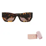 Солнцезащитные очки в оправе tortoiseshell MIU MIU - фото
