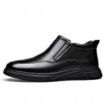 Ботильоны мужские LAORENTOU, Black Fleece-Lined - фото