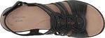 Сандалии Clarks Leisa Janna, Black Leather - фото 2