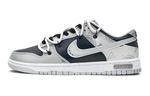 Кроссовки Nike Dunk Skateboard Shoes Women's Low-Top Black/Gray White - фото
