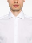 Рубашка на пуговицах Barba, белый - фото 5