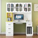 Компьютерный стол Zhenyanxuan European с полкой, 120 см, Blue B Model - фото 9