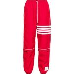 Средние брюки Ripstop Track THOM BROWNE, красный - фото