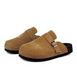 Сабо с закрытым носком унисекс New Korea, хаки - фото 17