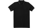 Футболка поло Mr.Bu, черная с желтой окантовкой воротника - фото 2