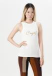 Топ Never Fully Dressed COWGIRL TANK, White - фото 5