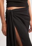 Юбка с запахом Gonna lunga NA-KD, черный - фото 4
