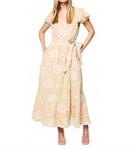 Платье макси Evelyn в бежево-белом цвете CIEBON - фото