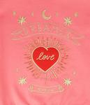 Свитшот детский Guess с золотой вышивкой, розовый - фото 3