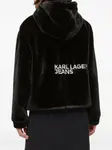 Куртка на молнии с капюшоном Karl Lagerfeld Jeans, черный - фото 4