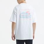 Футболка summer activity surf graphic t-shirt 'white' Converse, белый - фото 3