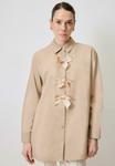 Блуза Touché Privé Button-down blouse, Beige/Stone - фото