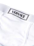 Versace трусы-брифы с логотипом на поясе, белый - фото 3
