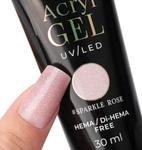 Mollylac Sparkle Rose Hema/di-hema Free Acrylic Builder Gel, 30 мл - фото 2