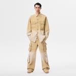 Feng Chen Wang Джинсовая куртка с градиентным эффектом, Khaki - фото 6