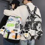 Рюкзак Techson Backpacks, Black Graffiti with Charm - фото 6