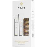 Шампунь Philip B Weightless Volumizing Detangling Kit, Weightless Volumizing Shampoo 220 ml + Weightless Volumizing Conditioner 178 ml + Detangling Comb / 417 g - фото