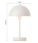 Настольная лампа Mokebo, 20x20x31,5 см, бежевый - фото 3