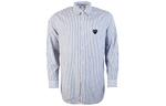 Рубашка striped shirt black emblem 'blue' Comme Des Garcons Play, синий - фото 2