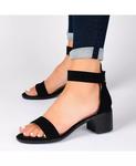 Женские босоножки Percy Block Heel Journee Collection, серый - фото 8