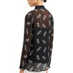 Рубашка с логотипом ARMANI EXCHANGE, черный - фото 5