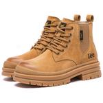 Жёлтые Короткие Ботинки Мартин Унисекс Lee, Чёрный - фото 8