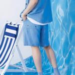 Мужские джинсовые шорты Converse, цвет Blue - фото 5