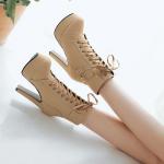 Ботинки Scaoruki Classic Platform Booties, 101 Beige - фото 6