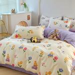 FUANNA Комплект постельного белья, 200 см, 4 предмета - фото 6